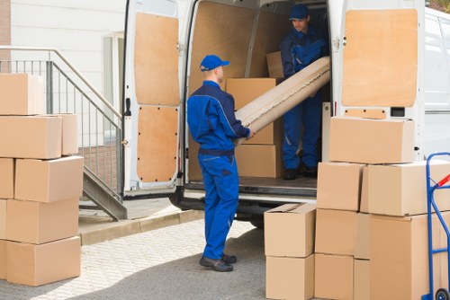 House movers planning a local move in Ickenham