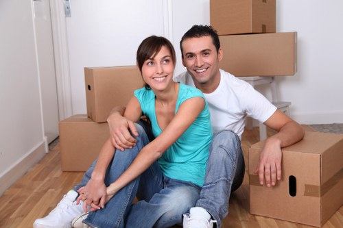 Moving day unpacking and room setup in an Ickenham home