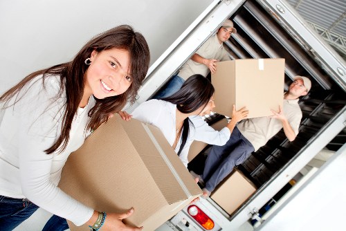 Removal van and moving crew serving properties in Ickenham